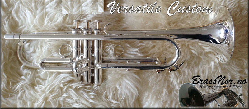 Bb Trompet BrassNor Versatile Custom GLT(D) sølv