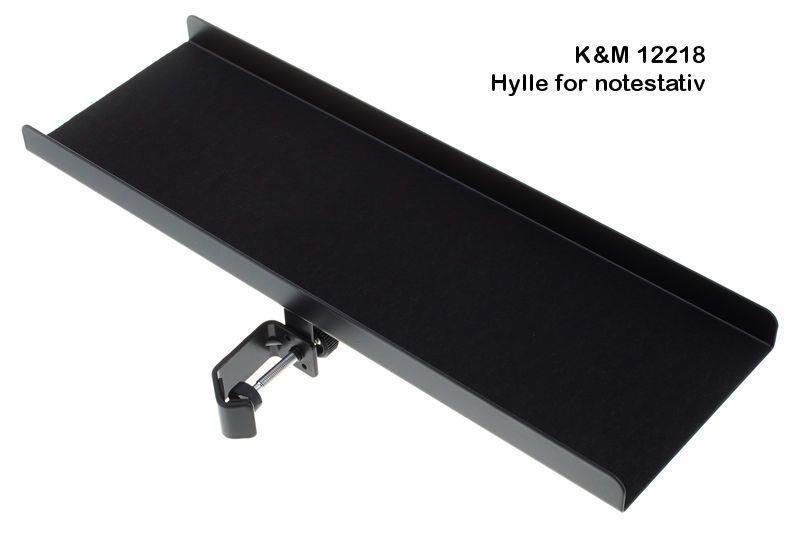 K&M Aluminium hylle for stativ