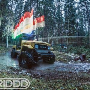 LED antenn Röd Vit Grön