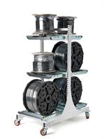 Reel stand for 6 reels