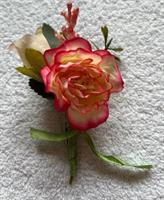 Brosch Rosa Blomma 