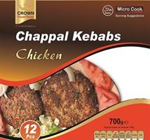Crown Chapli Kebab Chicken 12*12 pkt
