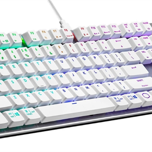 Cooler Master SK652 Wired Gaming Keyboard Silver White