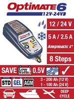 Tecmate Optimate 6, 12v/24v 5A