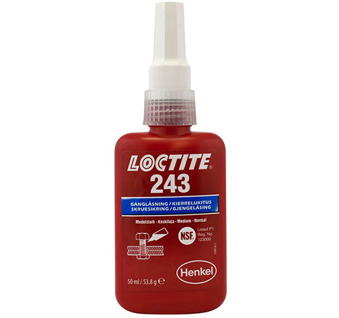 Loctite 243 50 ml, Gänglåsning Medelstark