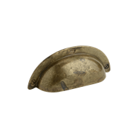 Skålhandtag 3922 - c/c=64 mm - Antik