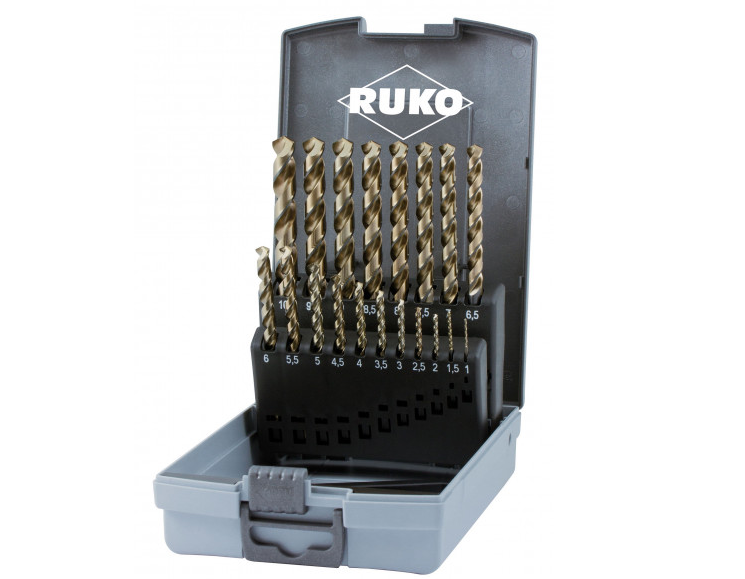 Ruko Superborrsats HSSE-CO5 1,0-10mm