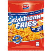 xox american fries 125g x 10