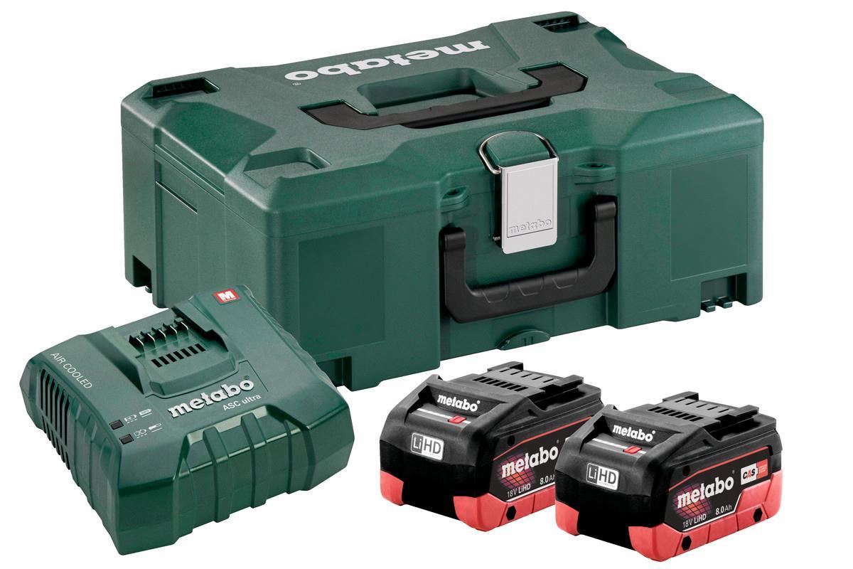 Metabo Batterikit 18v 2x8Ah + laddare