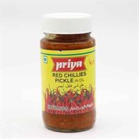 Priya Red Chilli Pickle 12X300gm