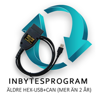 Inbyte av HEX-USB+CAN