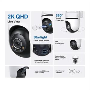 TP-Link Tapo C520WS Övervakningskamera