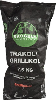 Skogens Grillkol 7,5 kg/ 60 liter