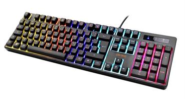 DELTACO GAMING RGB Gaming Keyboard, Outemu Red brytare