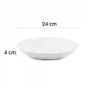 Silwy skål / tallerken plast Hvit
