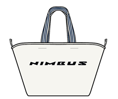 Nimbus beach bag stor beige