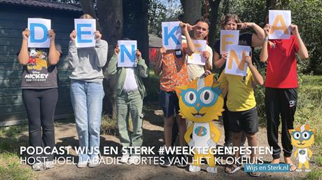 Podcast Wijs en Sterk tegen pesten #denkffna -  week tegen pesten 