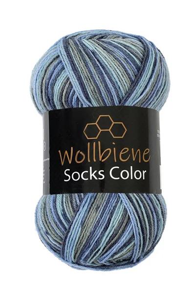 Socks Color No.1 - Blå, Grå, Ljusblå