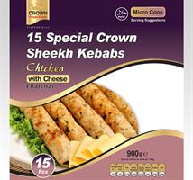 Crown Special Seekh Kebab Chicken 10X15pcs