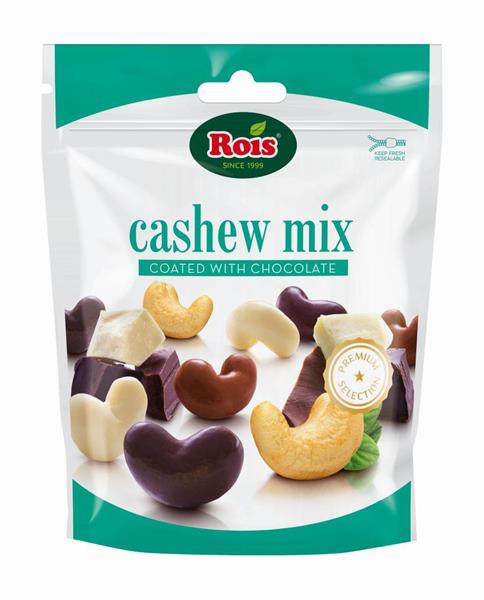 rois suklaa cashew mix 100g x 8