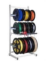 Hose dispensing rack 