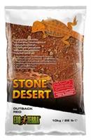 Stone Dessert grävsubstrat, Röd 10kg