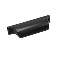Skålhandtag Timjan - c/c=64 mm - Svart