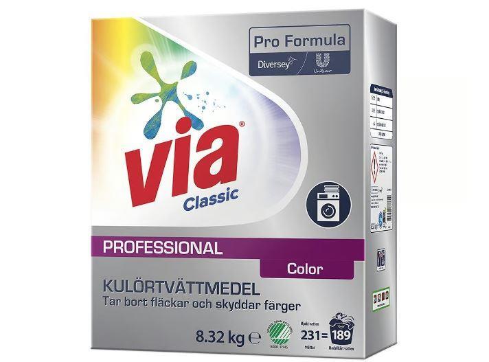 Tvättmedel Via Color Classic 8,32kg