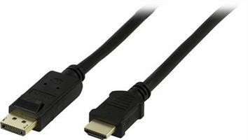 DisplayPort till HDMI kabel 3m L/B