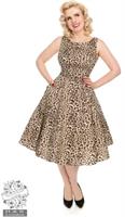 REA Zabrina Leopard Print Dress