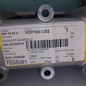 Volvo Penta Exhaust Manifold 3841203