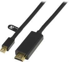 Mini DisplayPort till HDMI kabel 2m L/B