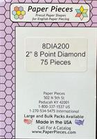 2"8 Point Diamond, 75 pieces