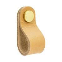 Handtag Loop Round - Mässing (P) / Natur