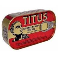 Titus Sardines 48X125 gm