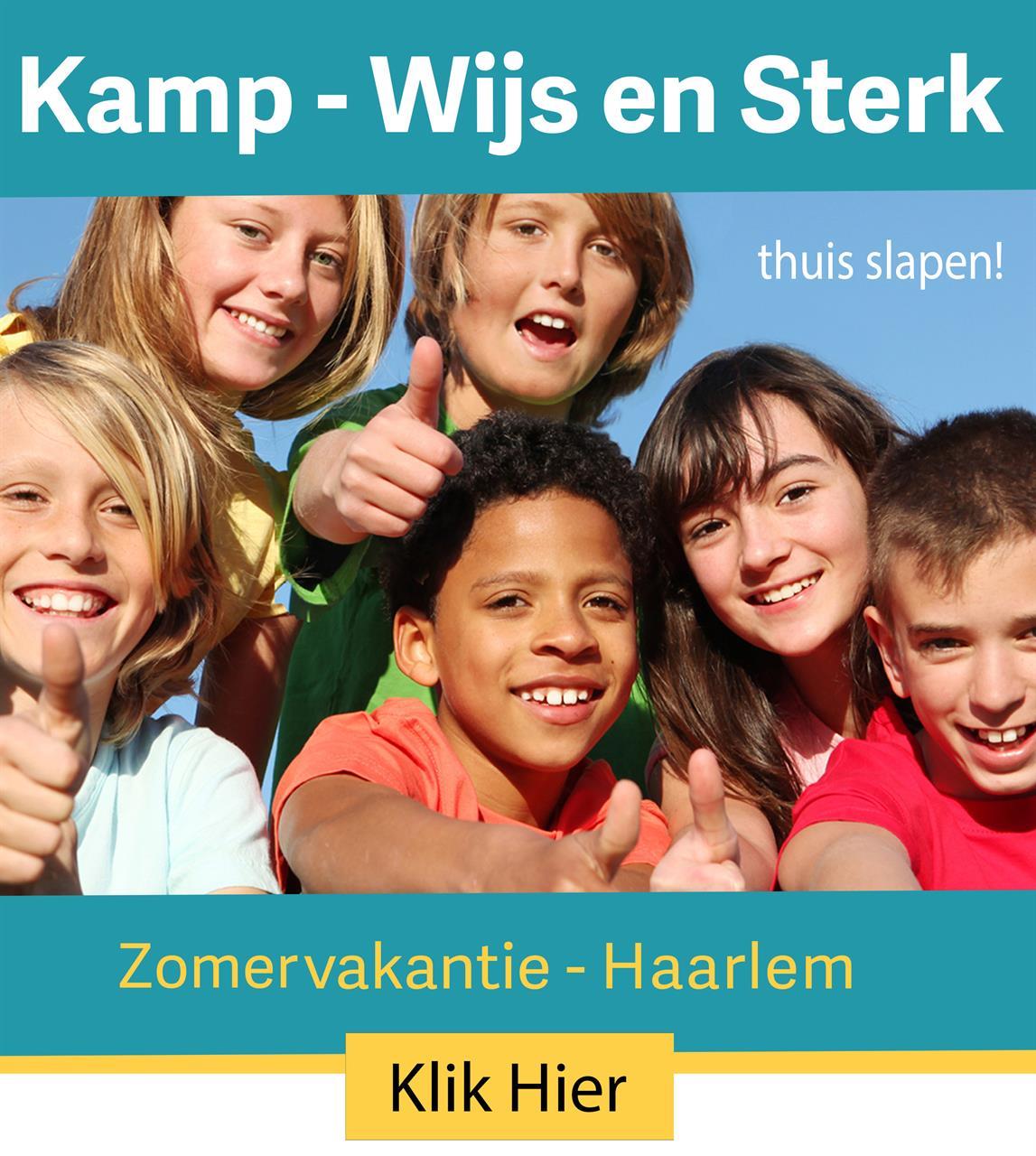 Mei  2023 - Wijs en Sterk-dagkamp Haarlem 😃💪🏻  Thuis slapen