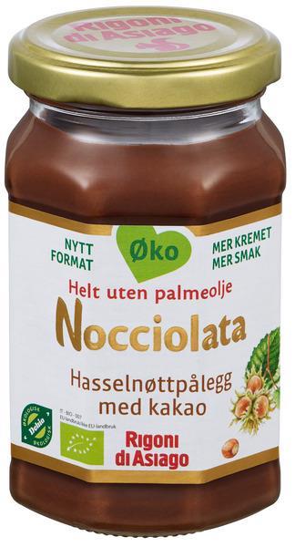 Økologisk hasselnøttpålegg med kakao