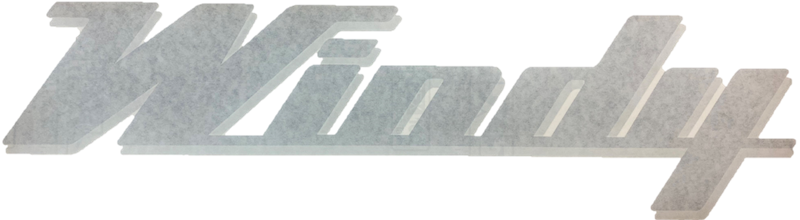 Windy logo / dekal 650x174mm 