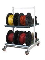 Reel stand for 8 reels