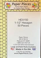 1-1/2" Hexagon Small Pack, 50 pieces