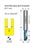 Notfräs  D=7 / L=20 / TL=62