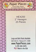 2" Hexagon Small Pack, 25 pieces