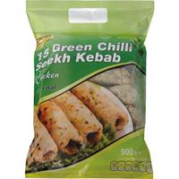Crown Green Chilli Seekh Kebab Chicken 15X10pkt