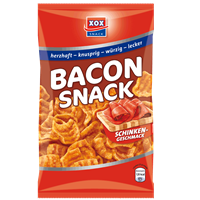 xox bacon snacks 100g x 10