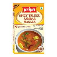 Priya Spicy Telugu Sambar Msla Pdr 12x50 g