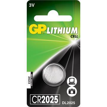 Batteri Gp Lithium Knappcell cr2025 3v