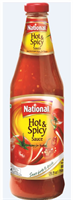 National Hot & Spicy Sauce12X300gm