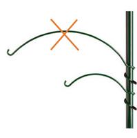 Hook for garden pole, 22 cm