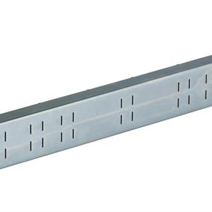 Label display strip with holes