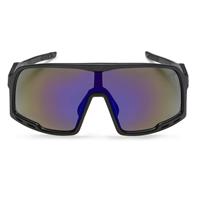 Henrik - Blue mirror - Black frame